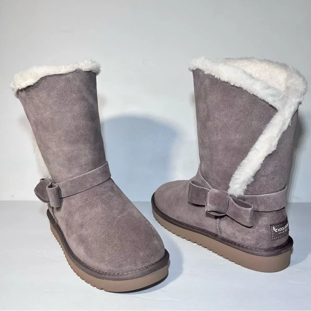 Koolaburra by UGG Arlena Suede Bow Short Boots